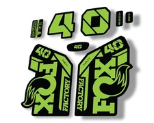 FOX 40 2021 Factory Forks Suspension Decals Sticker Set Adhesive Green