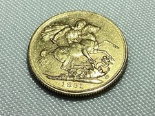 1881 Queen Victoria Young Head Melbourne mint Mint Full Gold Sovereign