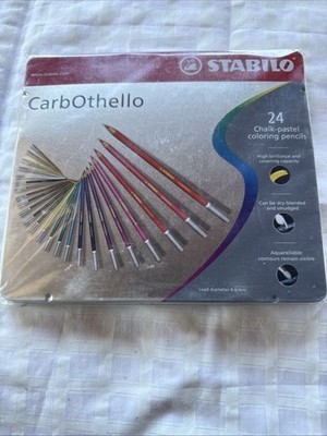 STABILO CarbOthello 24 Chalk-Pastel coloring Pencil Set Artist Grade -- New