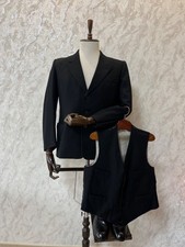 Antique Gentleman Double-Breasted Suit in the form of a 1930s British Tuxedo M