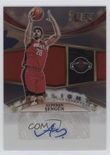 2022 Panini Select In Flight Signatures Red Prizm 2/99 Alperen Sengun Auto 0y2q