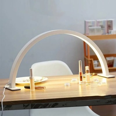 LED Half Moon Pink/White USB Plug Nail Lamp, Eyelash Painting Lamp, Suitable for