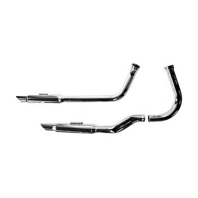 Paughco, Shotgun Shorty Auspuff (38 ''). Chrom, 58-64 Panhead (NU)