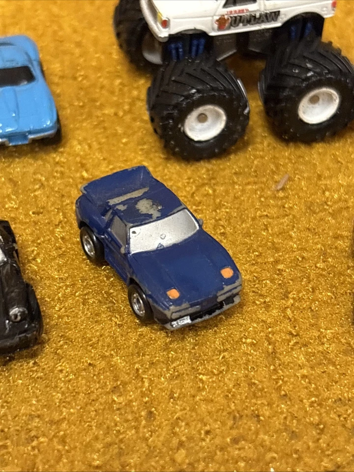 Lot Of 10 1987 Micro Machine Cars, Dump Truck, Monster Truck Vintage  - Image 4 of 4