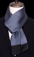 100 Silk men women Scarf satin long neckerchief Wrap plaids gray black MY113-9