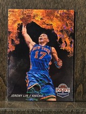 2011-12 Past & Present Fireworks #18 Lava Holo Foil Jeremy Lin New York Knicks 