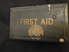 Vintage 1940s Bell System Installation Dept First Aid Kit –Western Electric WWII