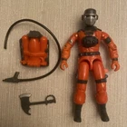 Hasbro G.I. Joe Barbecue figure 1980s, great shape, loose with accessories