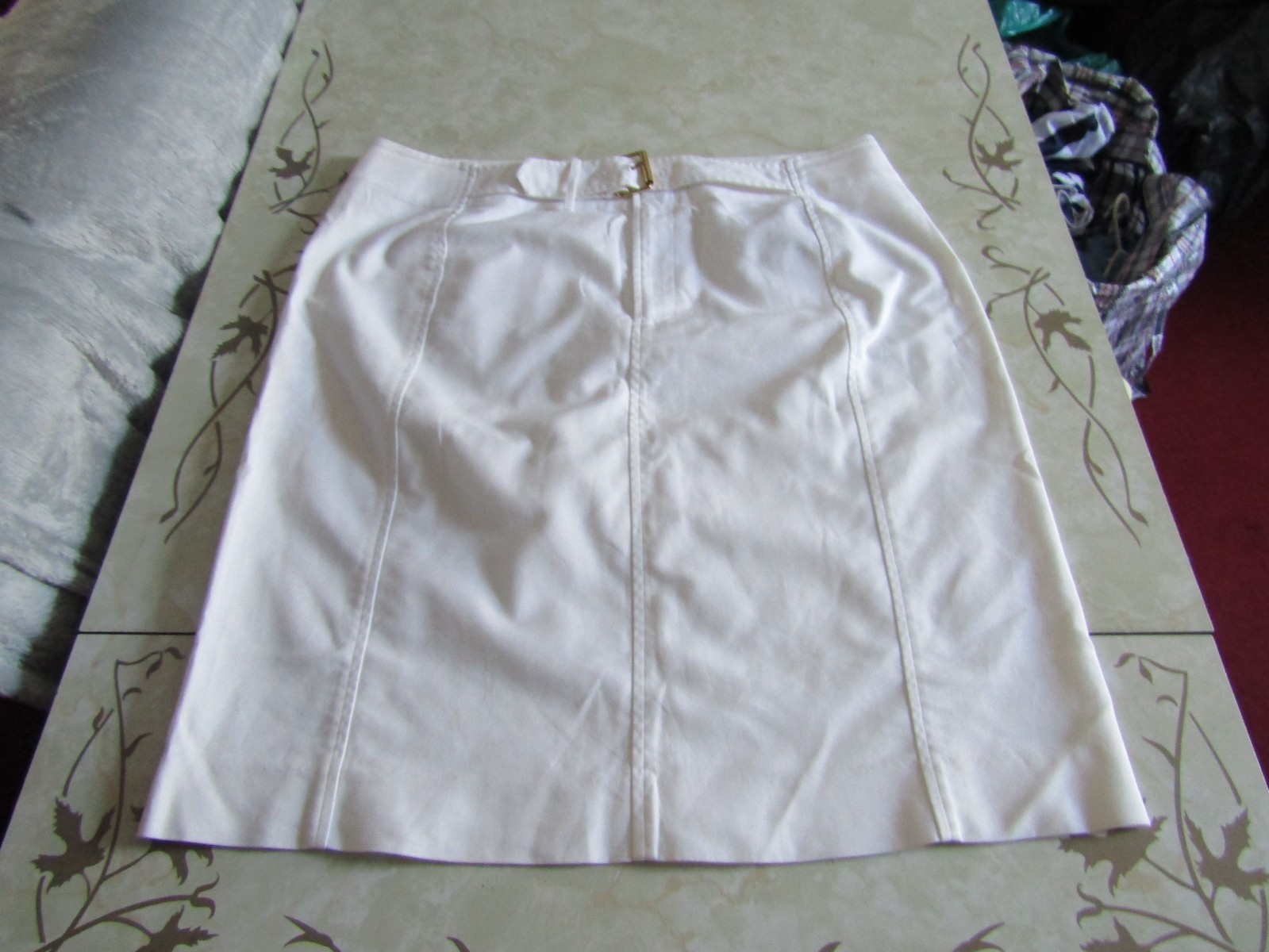 Women's Lauren Ralph Lauren White Skirt UK Size 10 Classic Fit