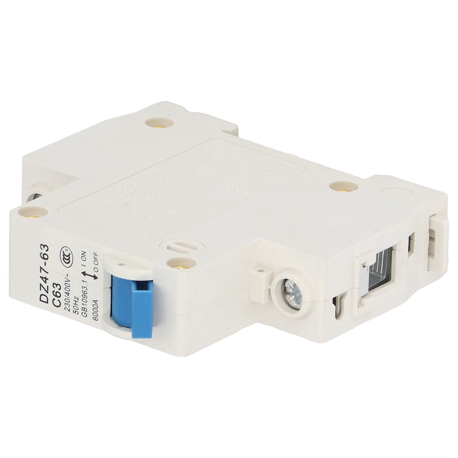 .Miniature Circuit Breaker 1P Residual Current Isolator DIN Rail Mount 230V 400V