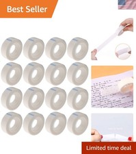 16 Rolls of Invisible Clear Tape, Strong Adhesive - Ideal for Home  Office Use