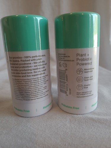 HUME Supernatural Deodorant Sticks DESERT BLOOM Aluminum Free 2oz - Two (2x) NEW - Picture 2 of 4