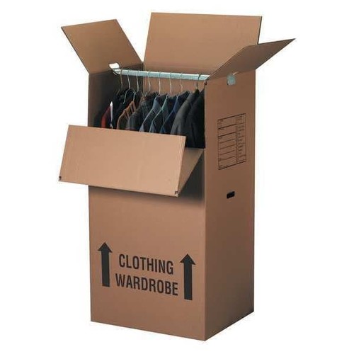 Partners Brand Wardrobe Box 24"x20"x46",PK5 242046WARD Partners Brand 242046WARD