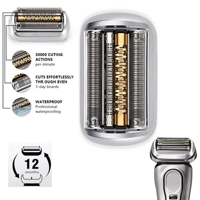 MARKENLOS Für Braun Kombipack 94M Ersatzscherteil Scherkopf für Series 9 Pro & Series 9!