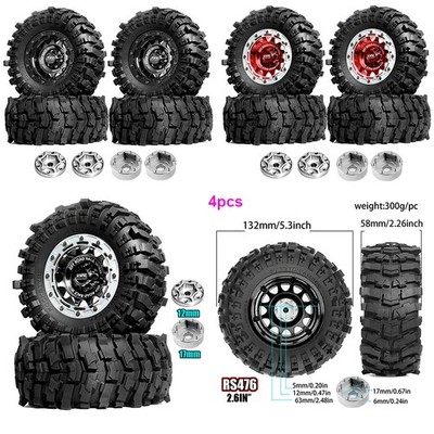 2.6 Zoll Reifen Radfelge Nabe für CROSSRC Big Tiger Big Rhino H8H 1/8 RC Car