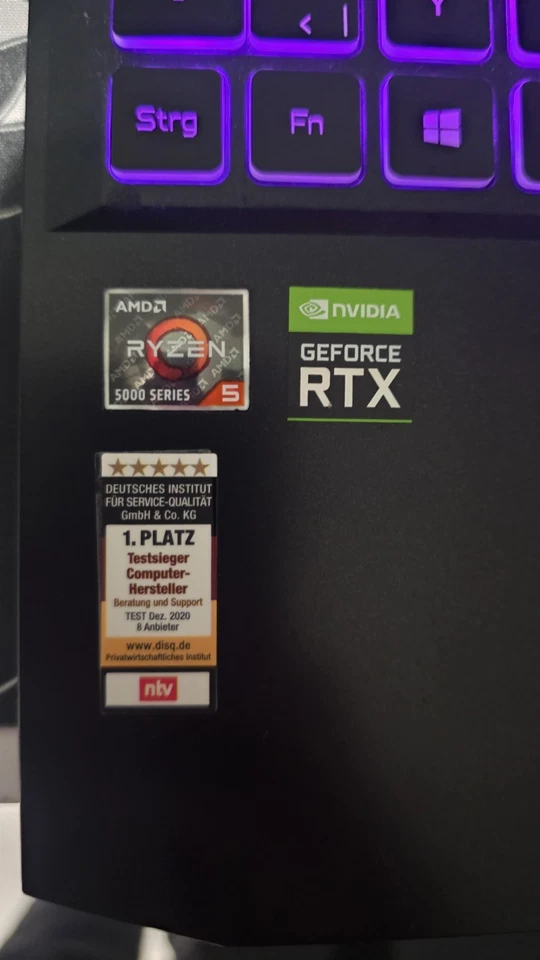 Acer Nitro 5 Gaming Notebook AN515-45 - Bild 3 von 4