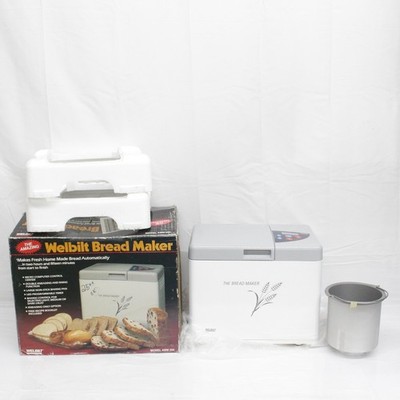 Welbilt Bread Machine ABM350-3 White Non-Stick Timer Missing Manual & Pedal