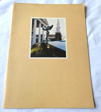 VIntage 1980 Rolls Royce Sales Brochure Booklet