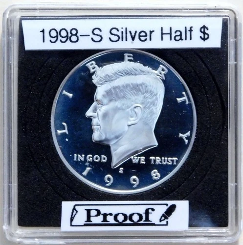 1998-S Kennedy Silver Half Dollar Proof