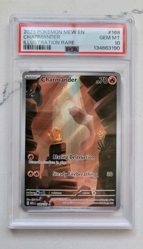 Charmander 168/165 Sv: Scarlet & Violet 151 Holo PSA 10