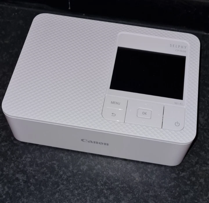 Canon SELPHY CP1500 Compact Wireless Photo Printer – White – Wi-Fi - Image 2 of 4