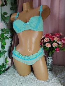 Y2K Victoria's Secret Sexy Little Things Bra And Panty Set 36B/M