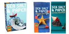 Sea Salt & Paper w/ Extra Salt & Extra Pepper Expansions Card Game Pandasaurus