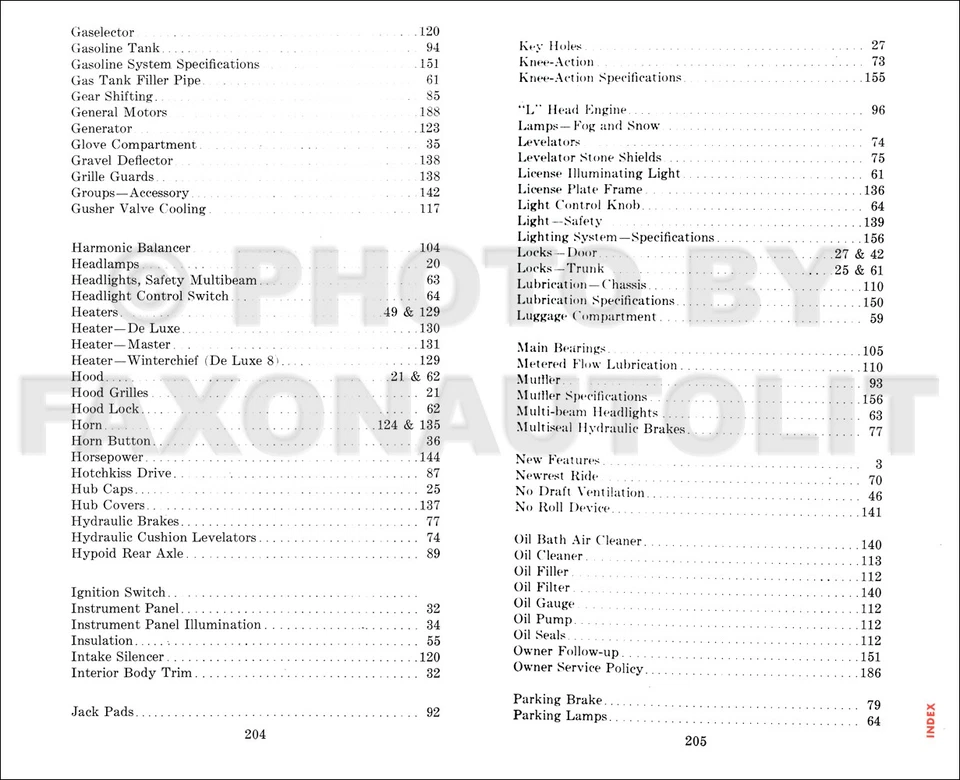 1939 Pontiac факты книга дилер альбом данных варианты спецификации аксессуары - Изображение 4 из 4
