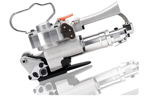 Utensile per reggiatura pneumatico A19/25 portatile hot-melt completo di reggiatura  - Foto 1 di 28