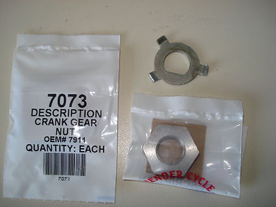 HARLEY 4SD TRANS 1936-1979 KICKSTART CRANKSHAFT LOCK NUT WASHER