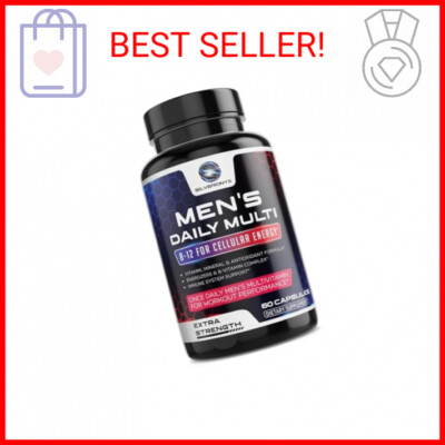 Multivitamin for Men - Men's Daily Multi Vitamins A, C, D, E, B, Lycopene, Zinc,