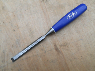 MARPLES 1/2'' BEVEL EDGE BLUE HANDLED CHISEL