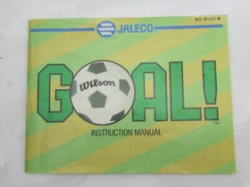 Goal! (Nintendo NES, 1985) w/ Manual