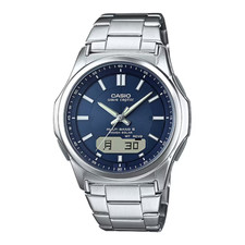 Casio Wave Ceptor WVA-M630D-2AJF Solar Radio Watch Blue Dial Men's Japan Model