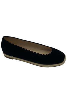 Isaac Mizrahi Live! Espadrille Flat Pitch Black