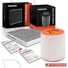 A-Premium Engine & Cabin Air Filter w/ Activated Carbon for Audi A6 A7 Quattro