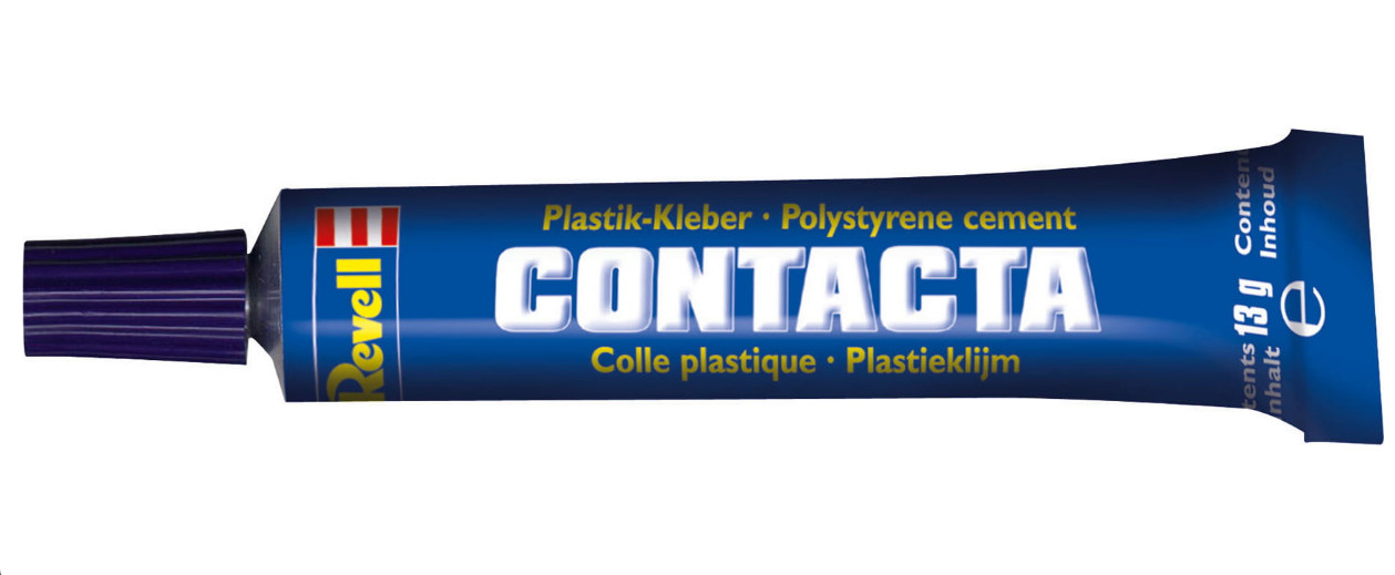 Revell Contacta Polystyrene Gel Cement Glue for Model Making 13g Tube