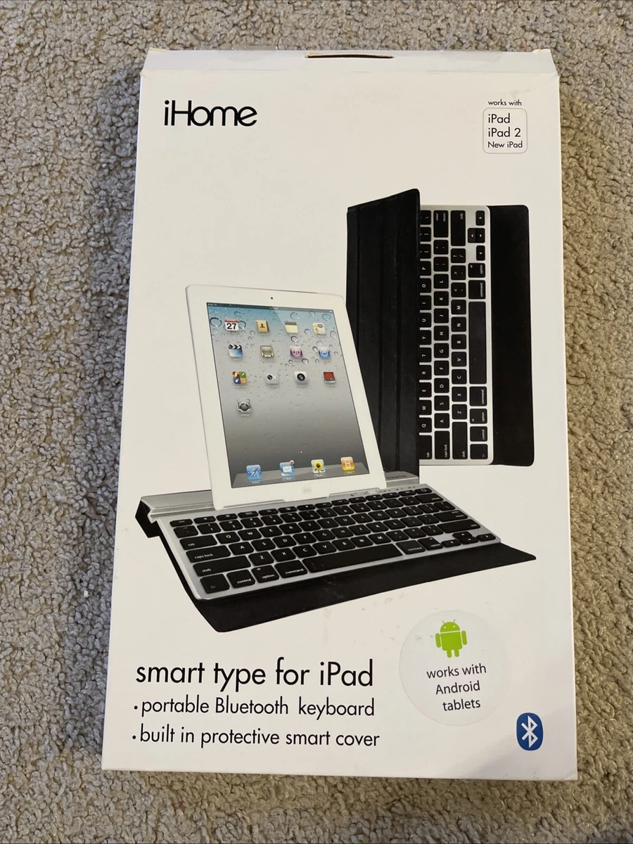 iHome Type Étui Fin avec Clavier Bluetooth pour iPad 2/3 Bleu