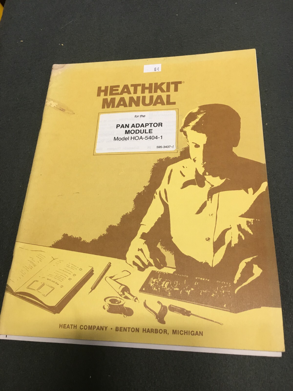 VTG 1985 Heathkit PAN ADAPTOR MODULE Model HOA-5404-1 Manual + Add On Schematic