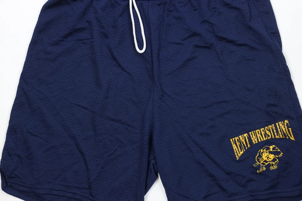 Pantalones Cortos De Lucha De Colección Años 90 Russell Atléticos Hombres Edición Equipo Universidad Estatal de Kent Foto 3 de 4