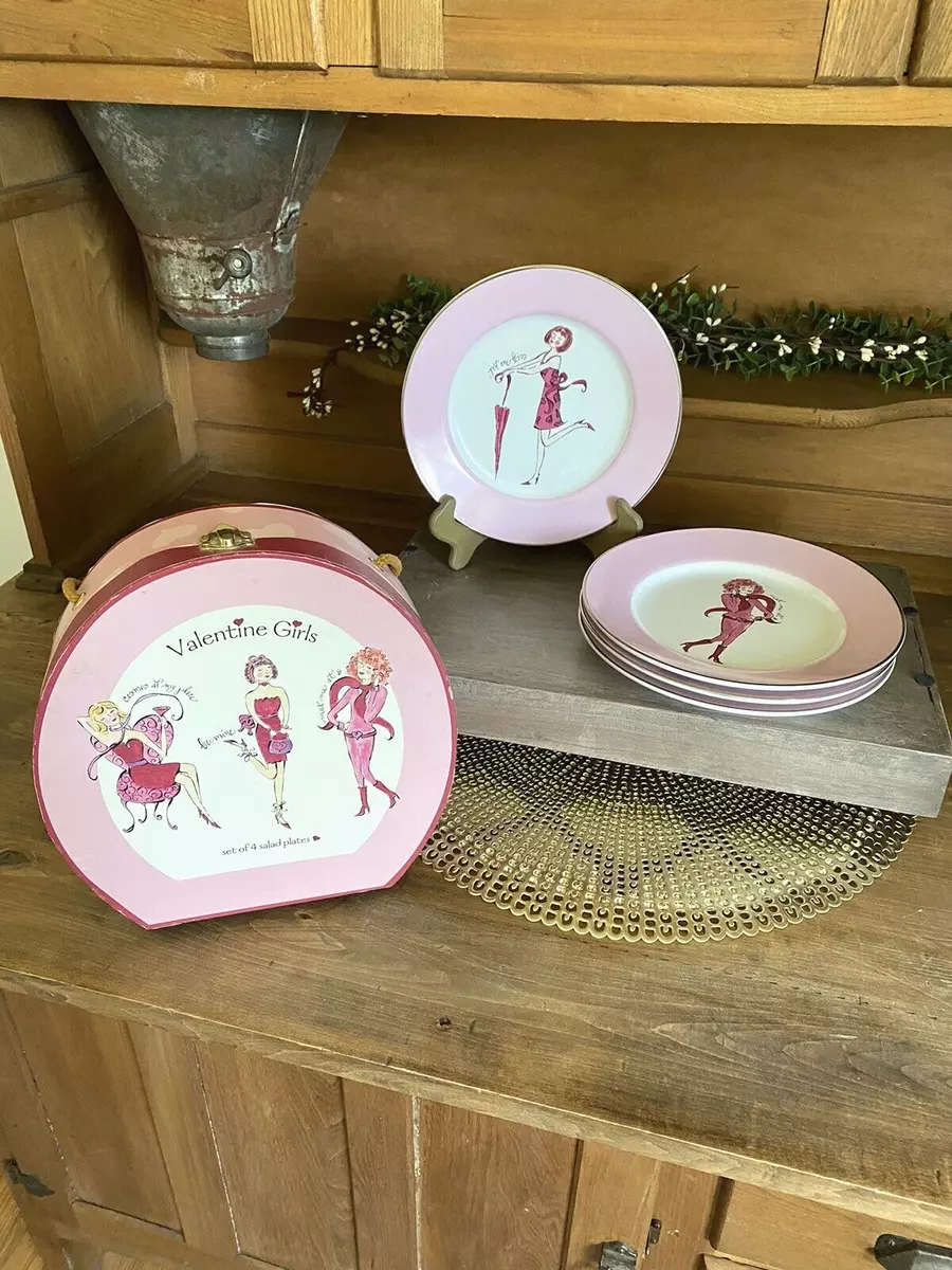 Valentine's Day Plates Set and Cups