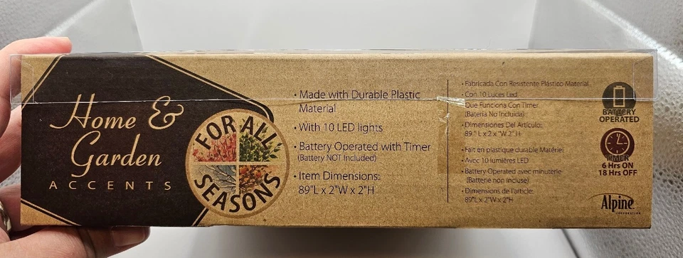 Alpine Decorative LED String Lights--Edison Multiple Color Bulb - Image 4 of 4