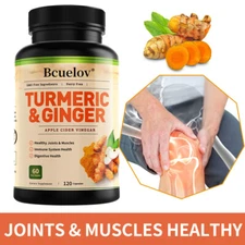 Turmeric Curcumin with Ginger & Apple Cider Vinegar, Joint & Muscle Support