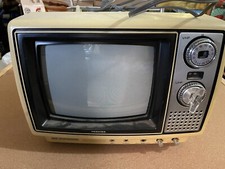 VINTAGE TOSHIBA BLACKSTRIPE TELEVISION AS IS UNTESTED MADE IN JAPAN RETRO TV TOK