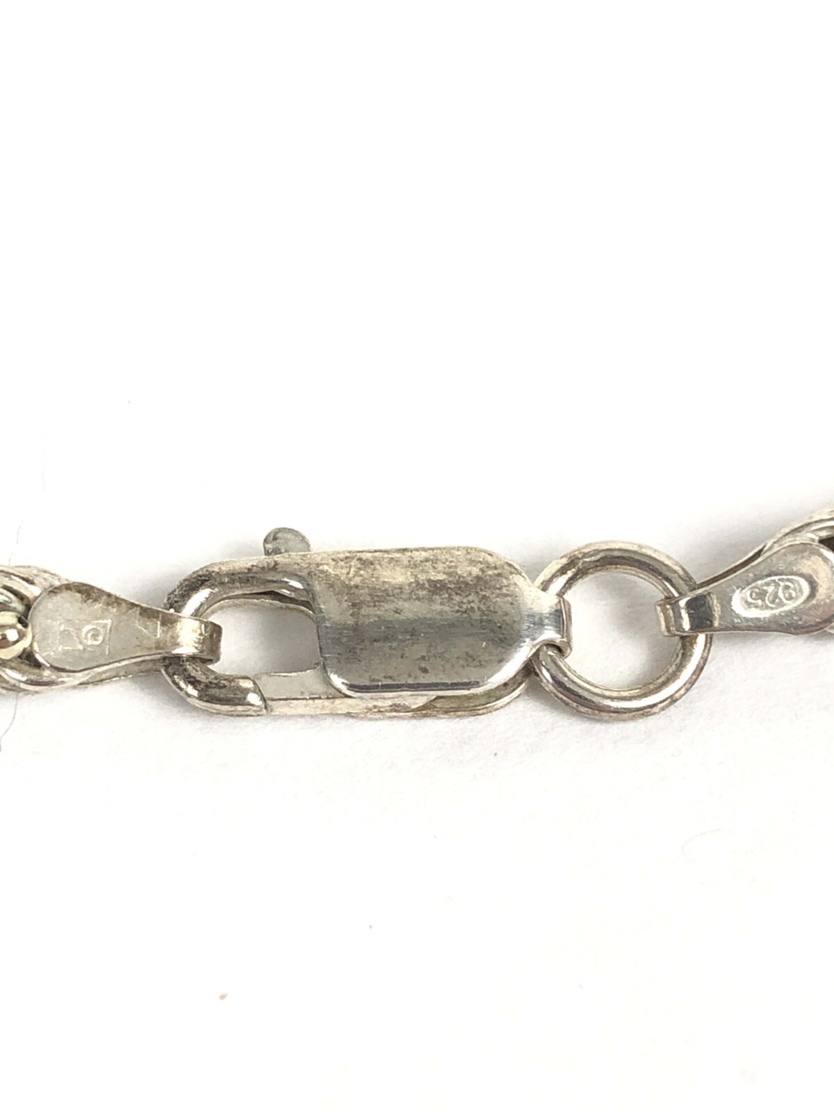 Solid Sterling Silver Twisted Rope Chain Necklace… - image 7