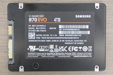 Samsung 870 EVO 4TB 2.5 Inch SATA SSD (MZ-77E4T0) 80-89% Health Report Included