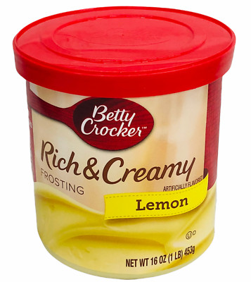 Betty Crocker Lemon Rich & Creamy Frosting 16 oz