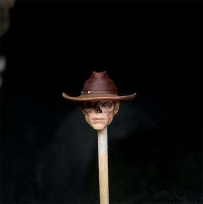 1/18 Scale Painted Walton Goggins Head Carved Model Fit 3.75'' Action Figure