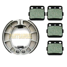 Front Brake Pads & Rear Brake Shoes For Honda Rancher 420 2x4 & 4x4 TRX420 