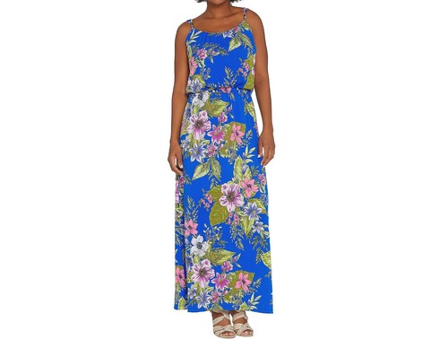 Susan Graver Printed Liquid Knit Maxi 